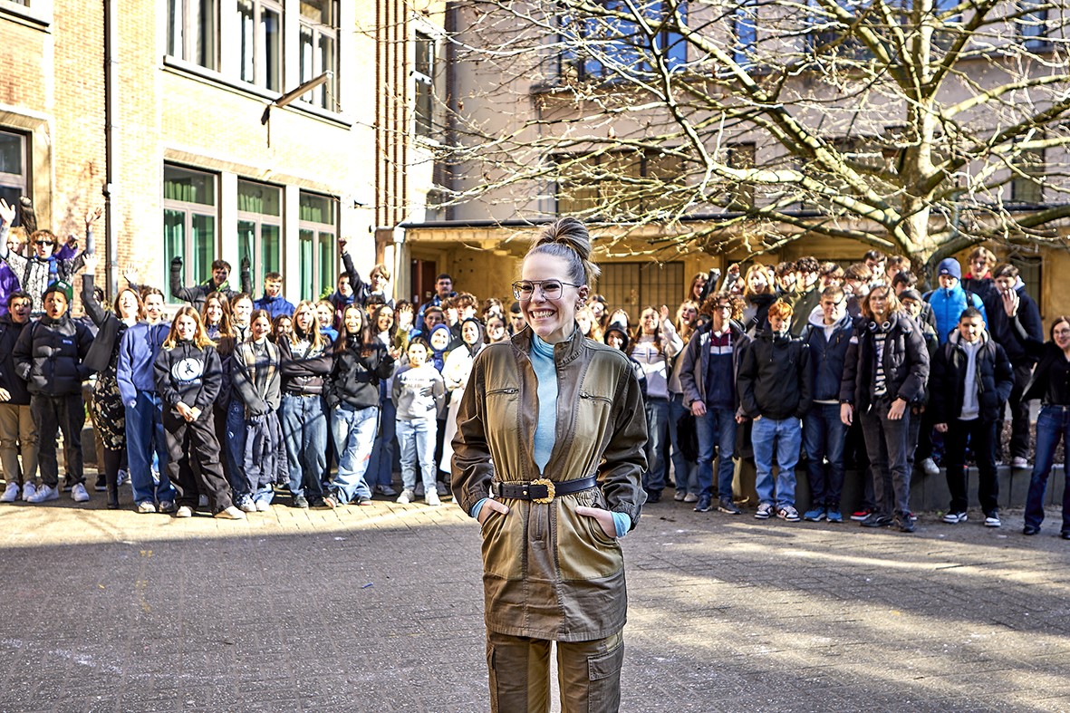 Eline De Munck geeft jongeren les in ondernemen